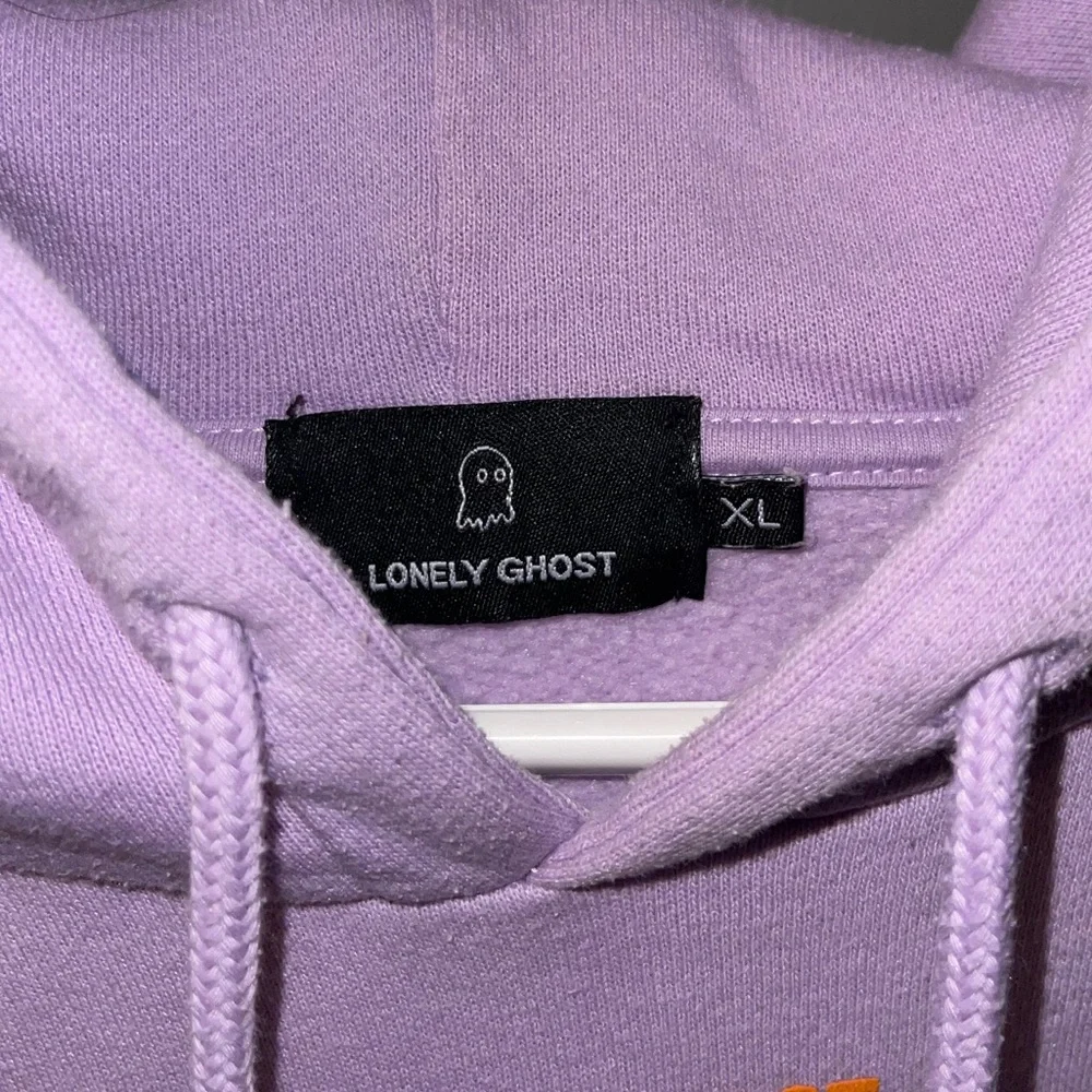 Authentic Lonely Ghost TMWYGH hoodie purple and orange extra large - Picture 3 of 7